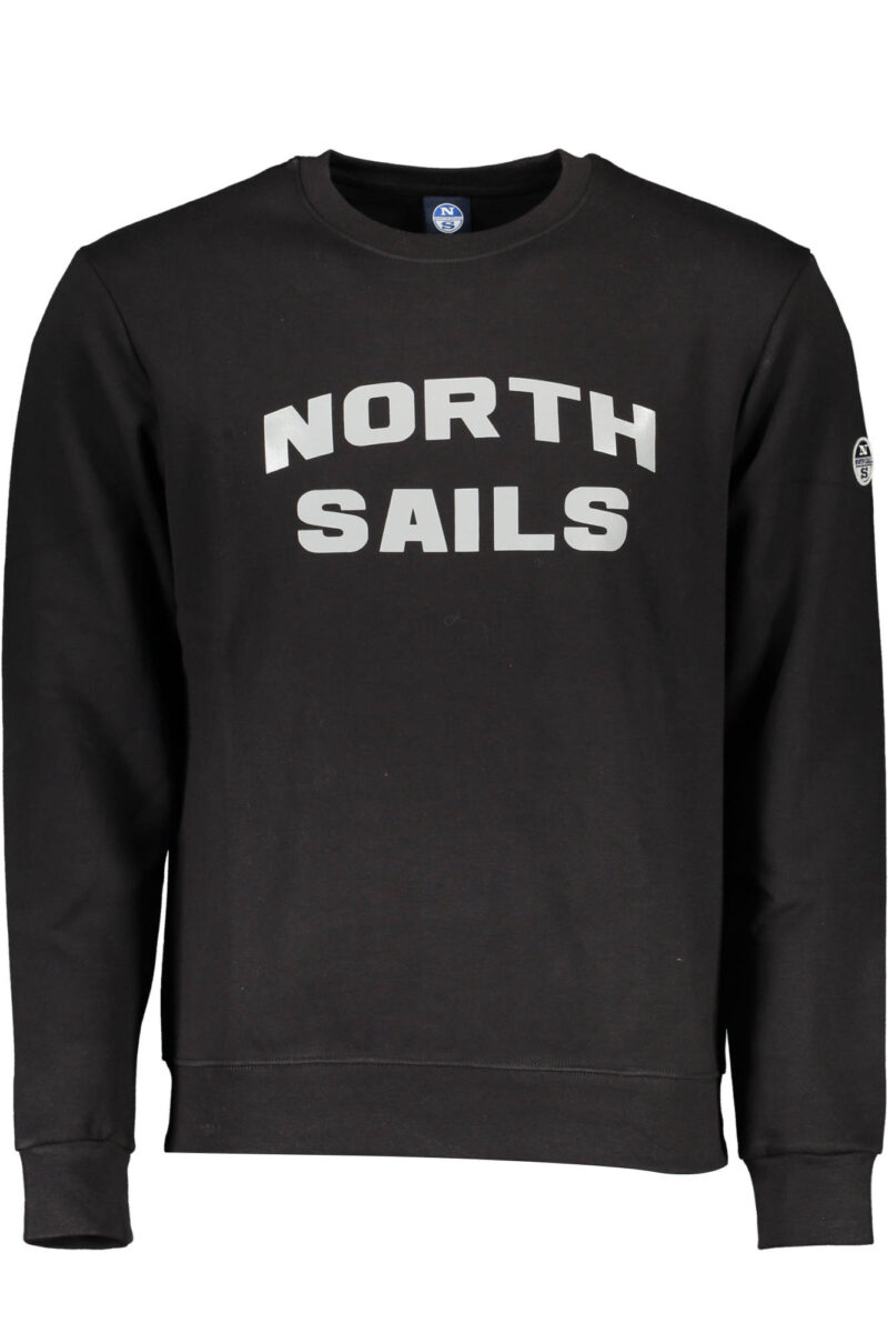 NORTH SAILS Herren Sweatshirt mit Reißverschluss schwarz