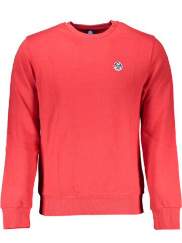 NORTH SAILS Herren Sweatshirt mit Reißverschluss Rot
