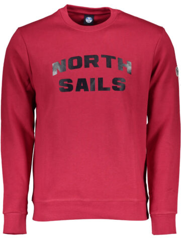 NORTH SAILS Herren Sweatshirt Rot mit Reißverschluss