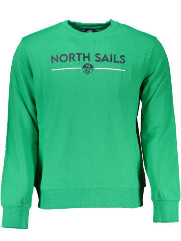 NORTH SAILS PÁNSKÁ MIKINA BEZ ZIPU ZELENÁ