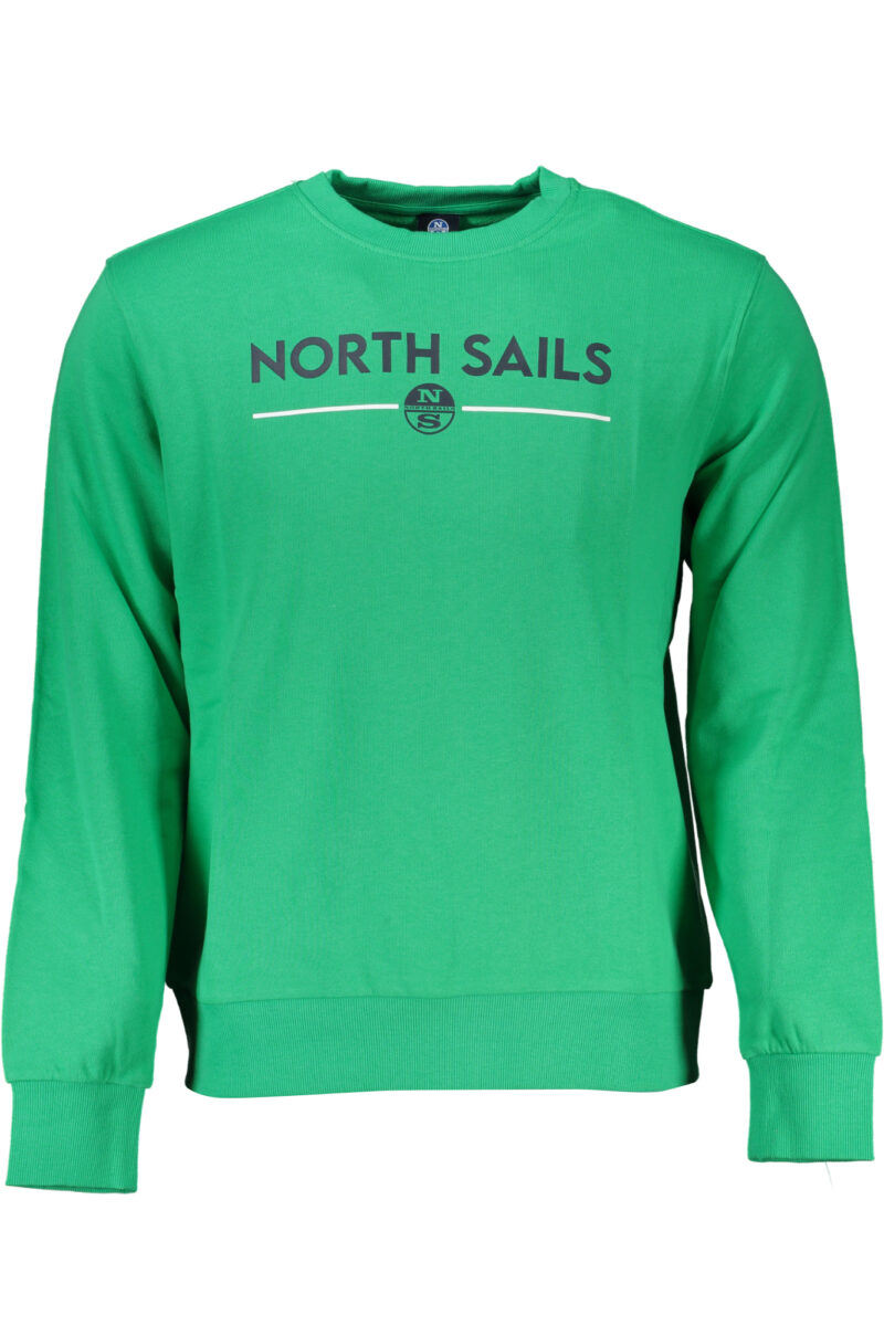 NORTH SAILS PÁNSKÁ MIKINA BEZ ZIPU ZELENÁ