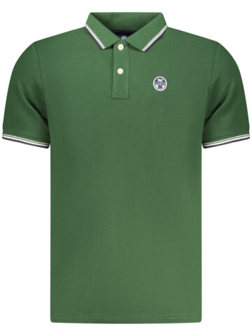 NORTH SAILS PÁNSKÁ POLOKOŠILE S KRÁTKÝM RUKÁVEM ZELENÁ
