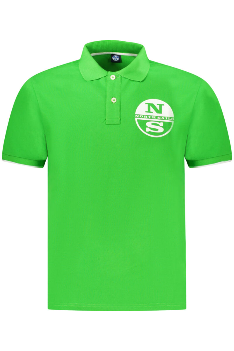 NORTH SAILS PÁNSKÁ POLOKOŠILE S KRÁTKÝM RUKÁVEM ZELENÁ