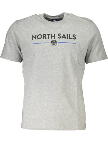 NORTH SAILS PÁNSKÉ TRIČKO S KRÁTKÝM RUKÁVEM ŠEDÉ