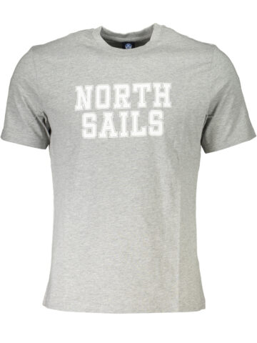 NORTH SAILS PÁNSKÉ TRIČKO S KRÁTKÝM RUKÁVEM ŠEDÉ