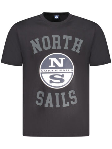 NORTH SAILS PÁNSKÉ TRIČKO S KRÁTKÝM RUKÁVEM ČERNÉ