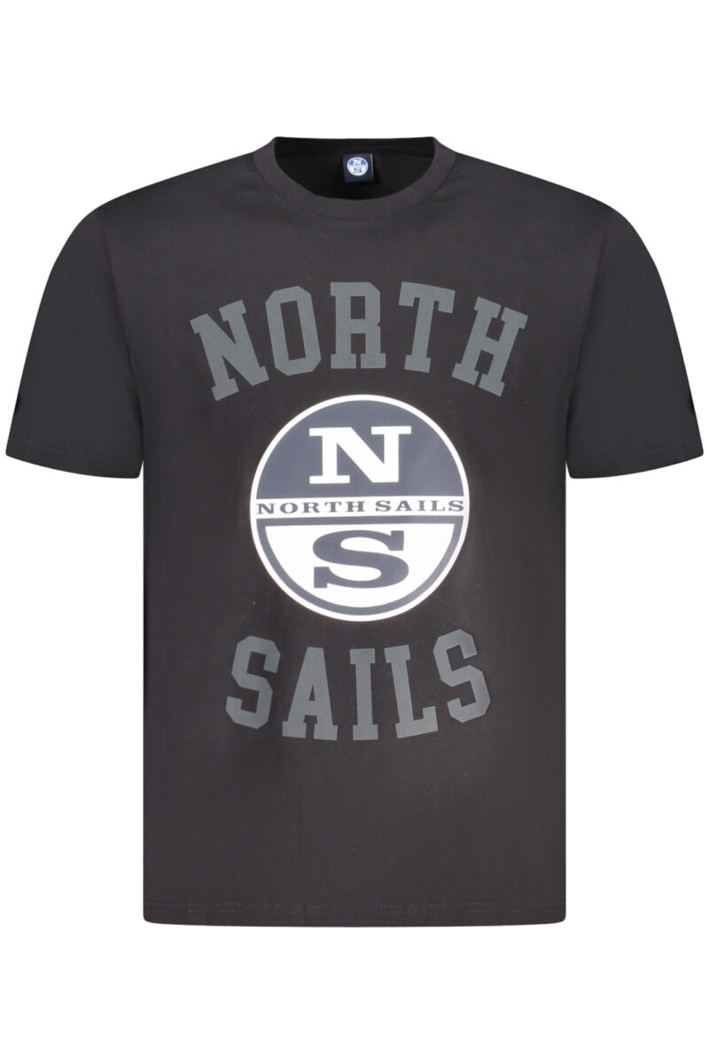 NORTH SAILS PÁNSKÉ TRIČKO S KRÁTKÝM RUKÁVEM ČERNÉ