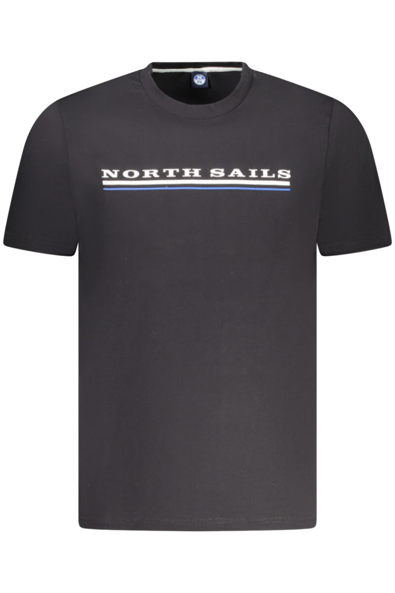 NORTH SAILS PÁNSKÉ TRIČKO S KRÁTKÝM RUKÁVEM ČERNÉ