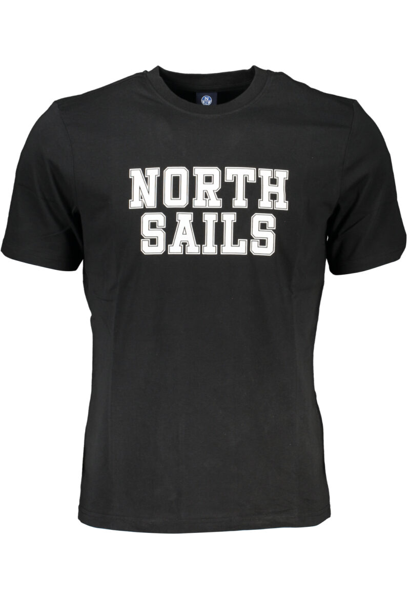 NORTH SAILS PÁNSKÉ TRIČKO S KRÁTKÝM RUKÁVEM ČERNÉ