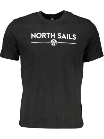 NORTH SAILS PÁNSKÉ TRIČKO S KRÁTKÝM RUKÁVEM ČERNÉ