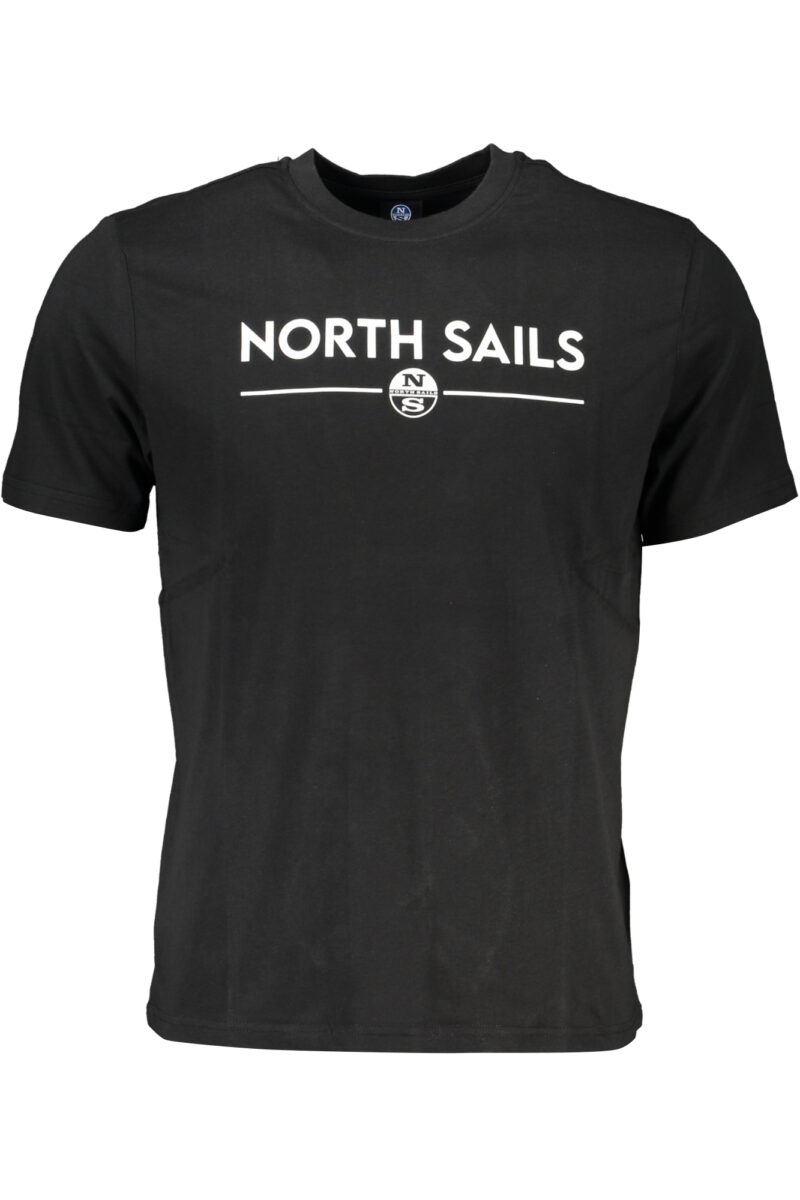 NORTH SAILS PÁNSKÉ TRIČKO S KRÁTKÝM RUKÁVEM ČERNÉ