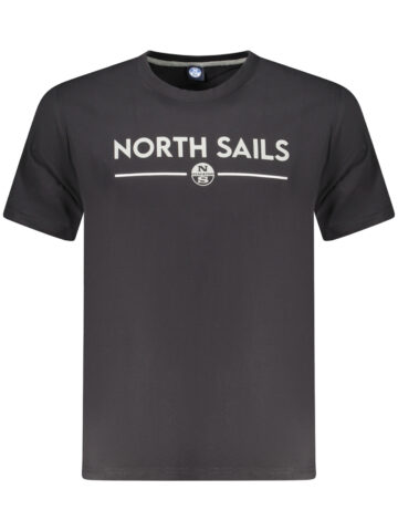 NORTH SAILS PÁNSKÉ TRIČKO S KRÁTKÝM RUKÁVEM ČERNÉ