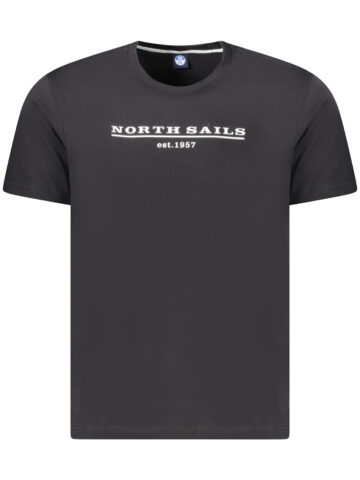 NORTH SAILS PÁNSKÉ TRIČKO S KRÁTKÝM RUKÁVEM ČERNÉ