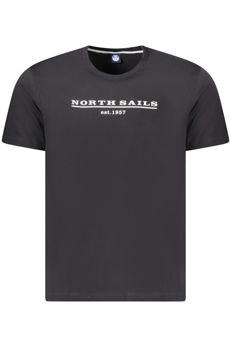 NORTH SAILS PÁNSKÉ TRIČKO S KRÁTKÝM RUKÁVEM ČERNÉ