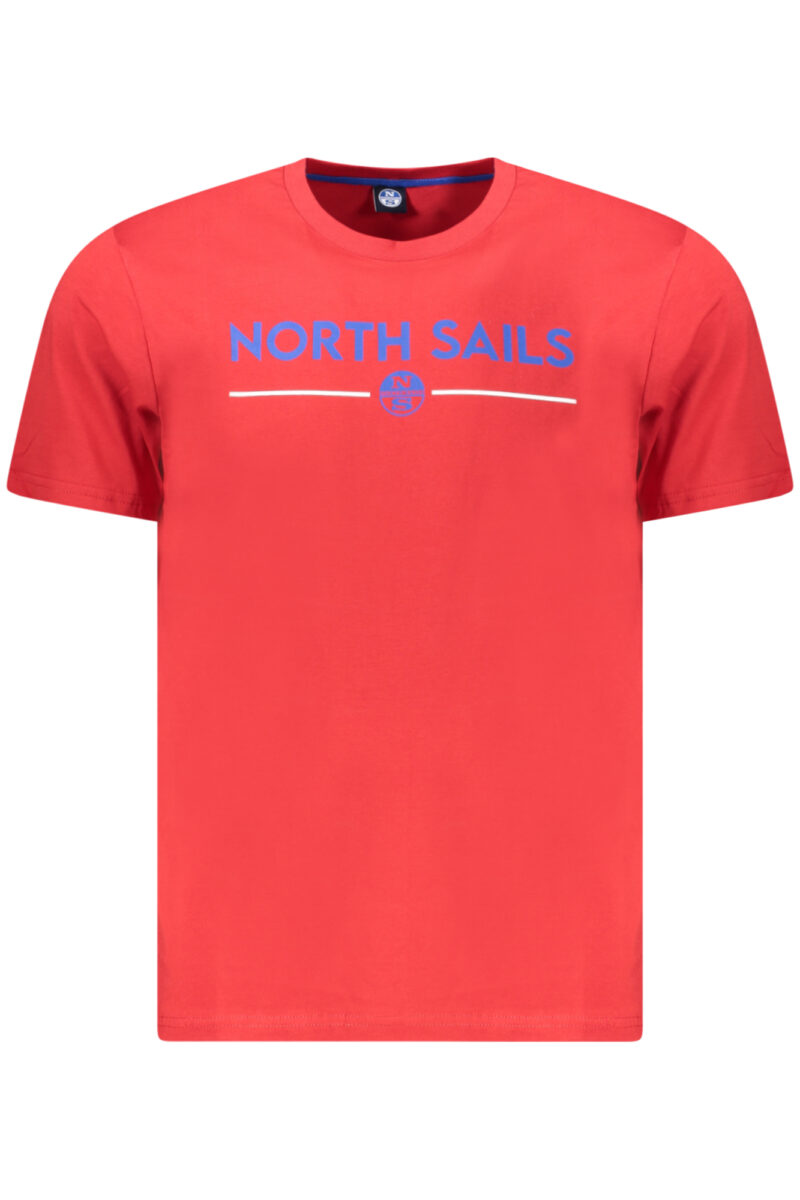 NORTH SAILS PÁNSKÉ TRIČKO S KRÁTKÝM RUKÁVEM ČERVENÉ