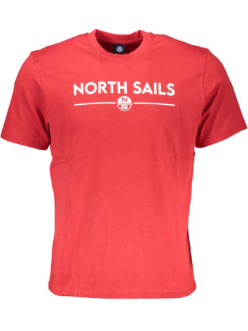 NORTH SAILS PÁNSKÉ TRIČKO S KRÁTKÝM RUKÁVEM ČERVENÉ
