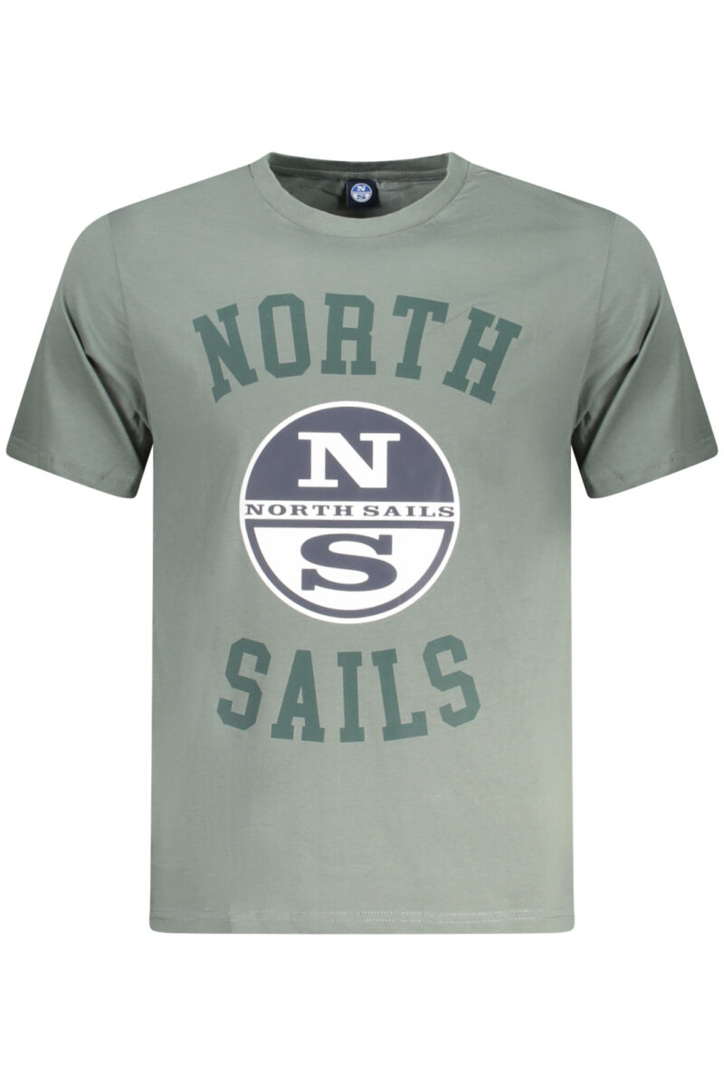 NORTH SAILS PÁNSKÉ TRIČKO S KRÁTKÝM RUKÁVEM ZELENÉ