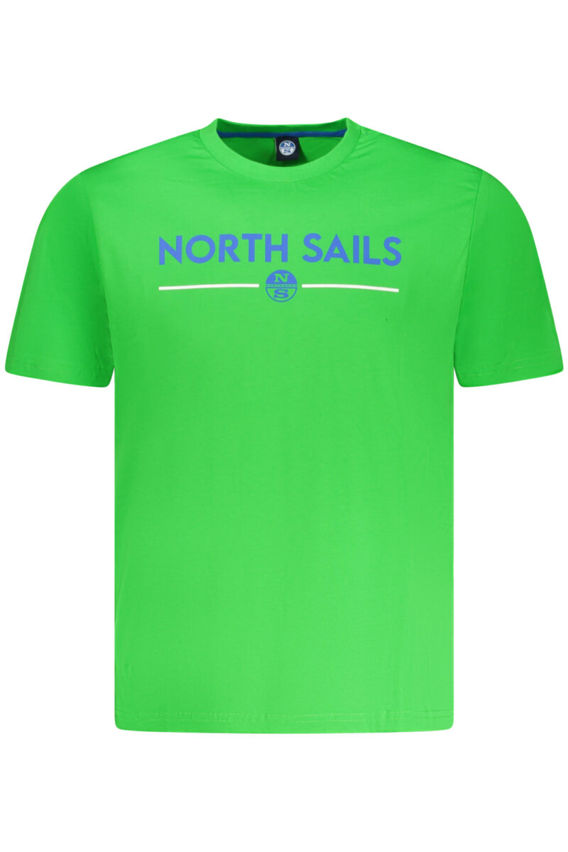 NORTH SAILS PÁNSKÉ TRIČKO S KRÁTKÝM RUKÁVEM ZELENÉ