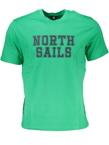 NORTH SAILS PÁNSKÉ TRIČKO S KRÁTKÝM RUKÁVEM ZELENÉ