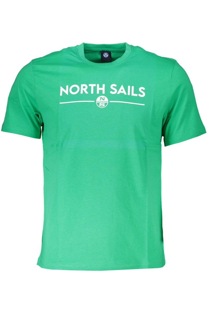 NORTH SAILS PÁNSKÉ TRIČKO S KRÁTKÝM RUKÁVEM ZELENÉ