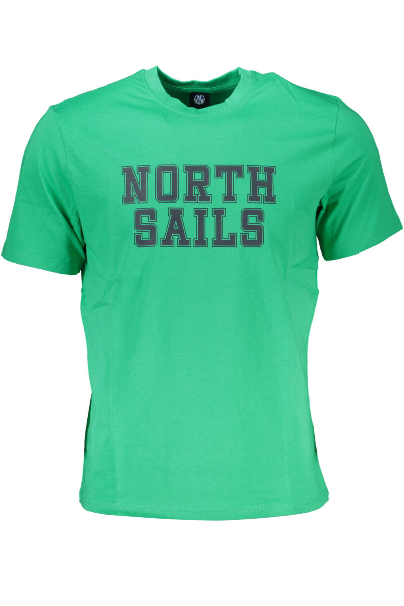NORTH SAILS PÁNSKÉ TRIČKO S KRÁTKÝM RUKÁVEM ZELENÉ