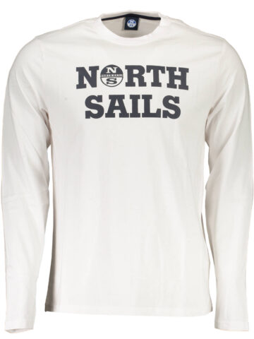 NORTH SAILS PÁNSKÉ TRIČKO S DLOUHÝM RUKÁVEM BÍLÉ