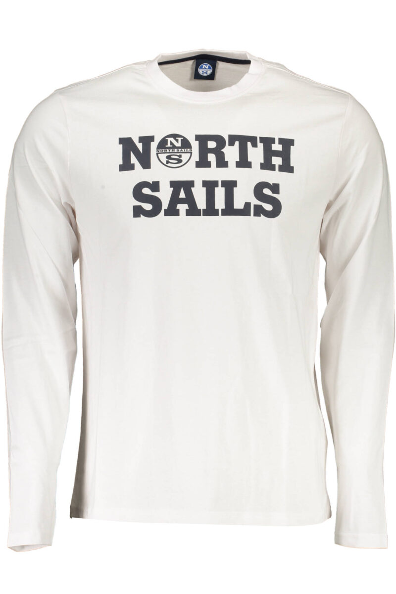 NORTH SAILS PÁNSKÉ TRIČKO S DLOUHÝM RUKÁVEM BÍLÉ