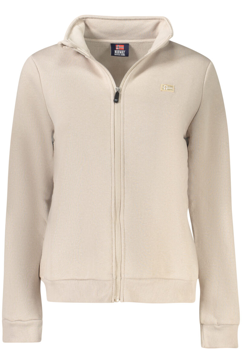 NORWAY 1963 Damen Sweatshirt Beige mit Reißverschluss