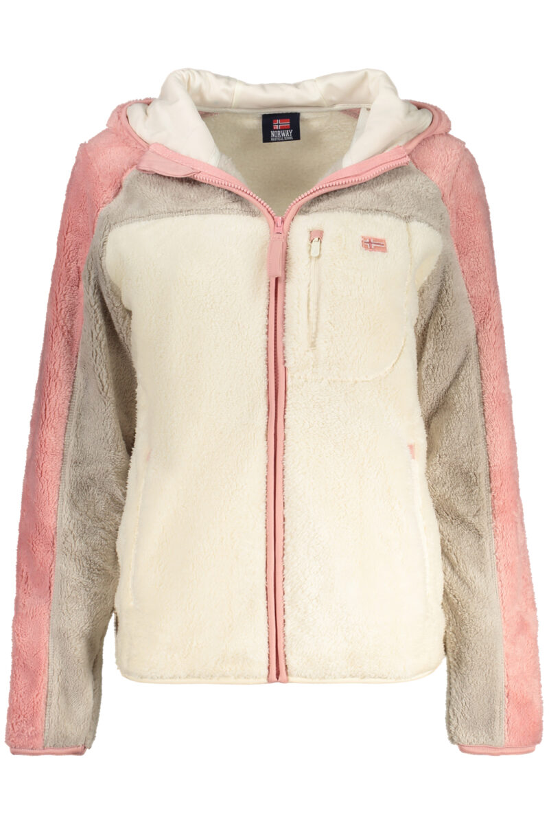 NORWAY 1963 Damen Zip-Sweatshirt Weiß