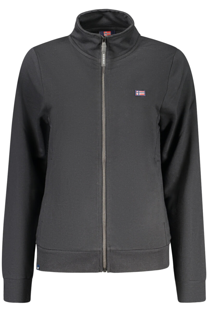 NORWAY 1963 DÁMSKÁ ČERNÁ MIKINA NA ZIP