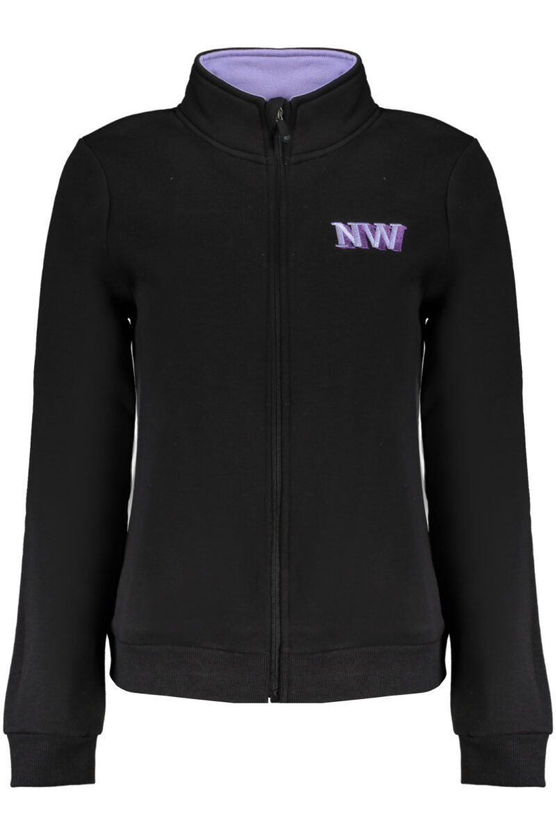 Norway 1963 Damen Sweatshirt mit Reißverschluss Schwarz