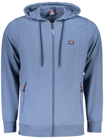 NORWAY 1963 PÁNSKÁ MIKINA NA ZIP MODRÁ