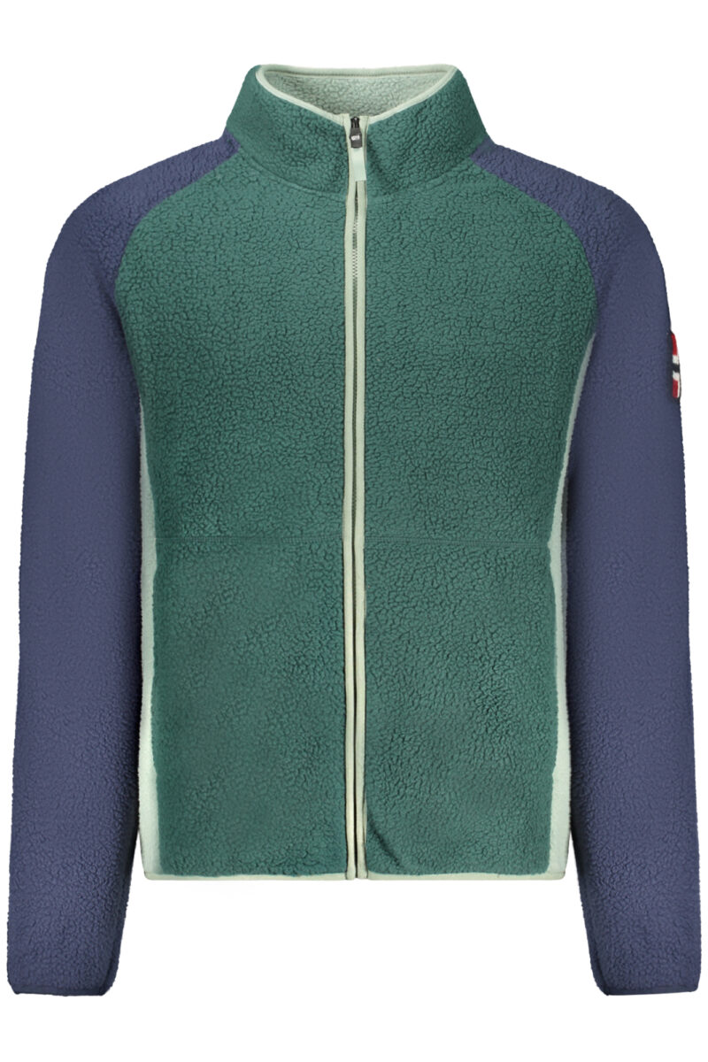 NORWAY 1963 PÁNSKÁ MIKINA NA ZIP ZELENÁ