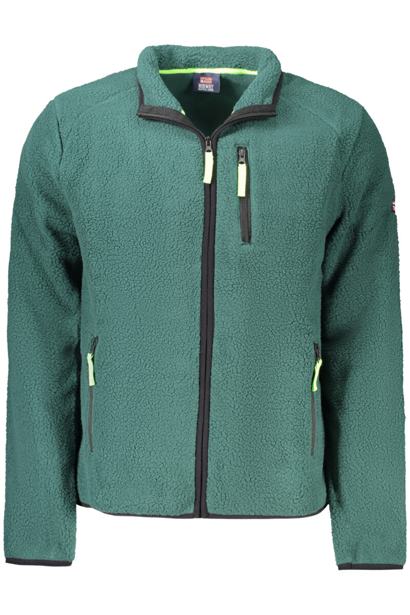 NORWAY 1963 PÁNSKÁ MIKINA NA ZIP ZELENÁ
