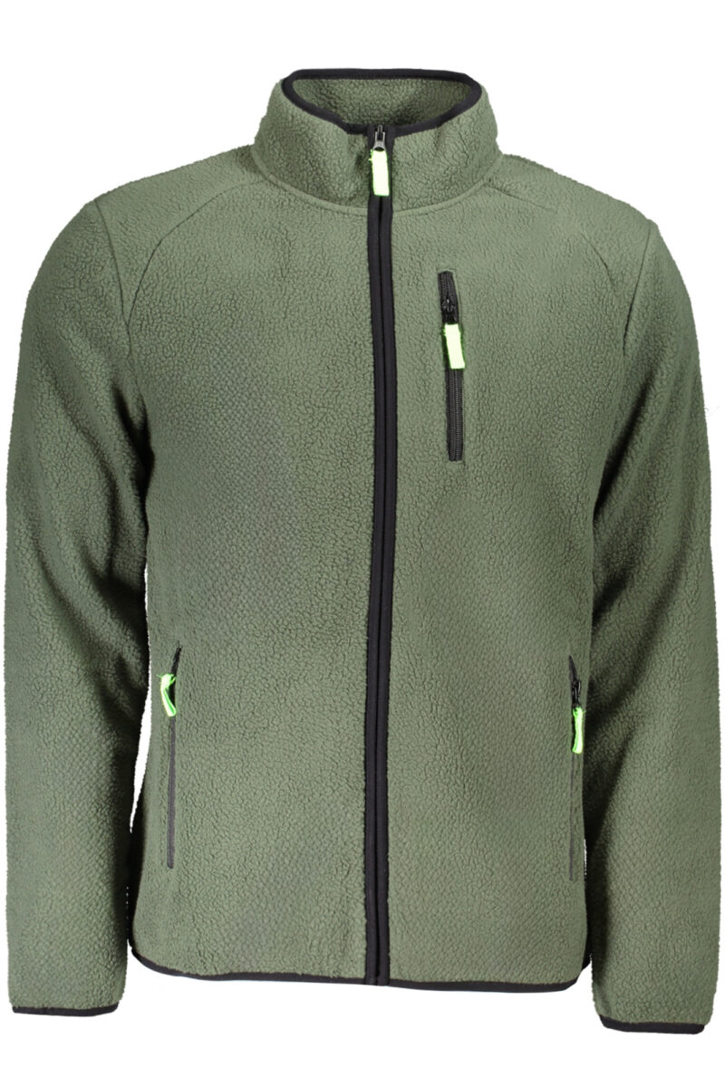 NORWAY 1963 Herren Sweatshirt Reißverschluss Grün