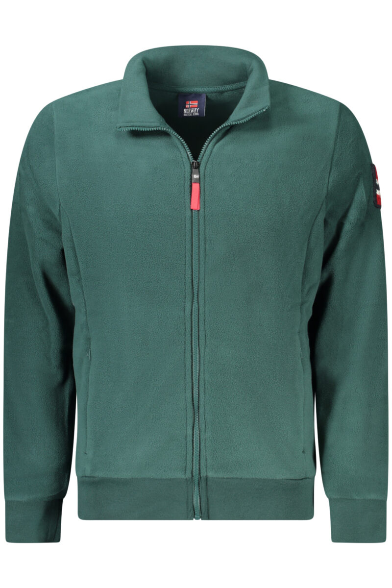 NORWAY 1963 PÁNSKÁ MIKINA NA ZIP ZELENÁ