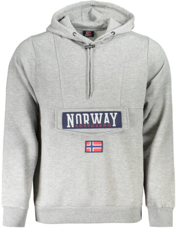 NORWAY 1963 PÁNSKÁ MIKINA BEZ ZIPU ŠEDÁ