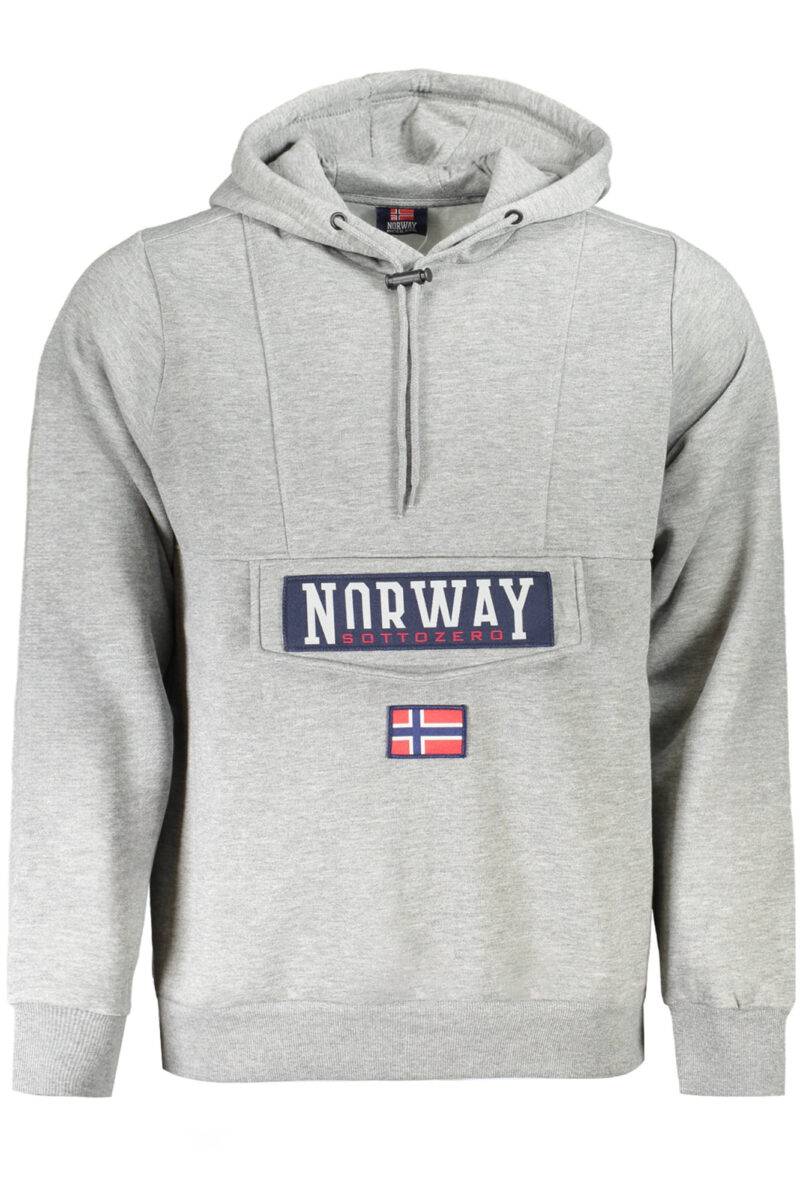 NORWAY 1963 PÁNSKÁ MIKINA BEZ ZIPU ŠEDÁ