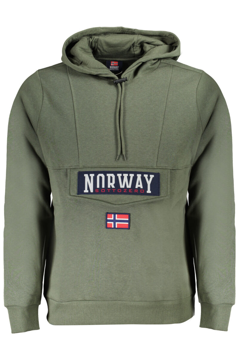 NORWAY 1963 PÁNSKÁ MIKINA BEZ ZIPU ZELENÁ