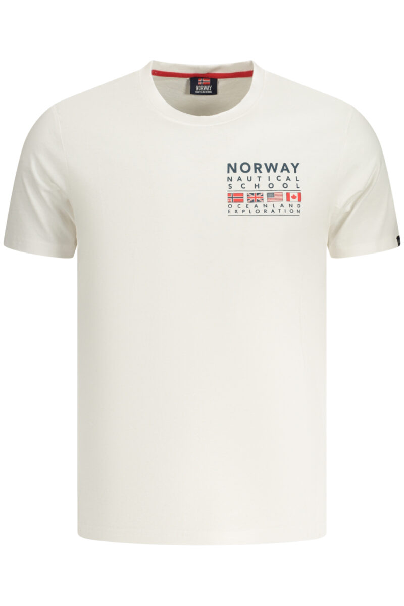 NORWAY 1963 PÁNSKÉ TRIČKO S KRÁTKÝM RUKÁVEM BÍLÉ