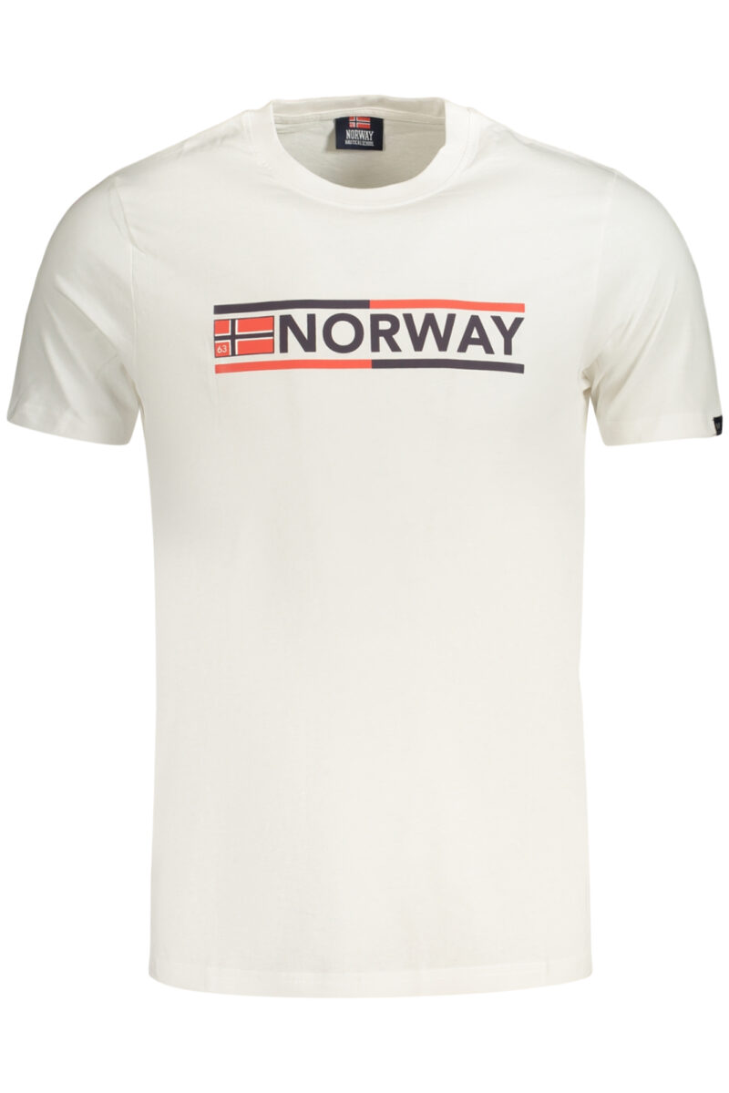 NORWAY 1963 PÁNSKÉ TRIČKO S KRÁTKÝM RUKÁVEM BÍLÉ