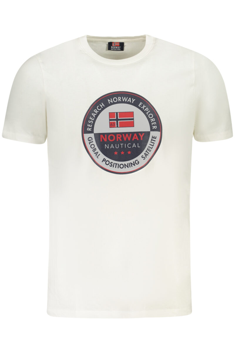 NORWAY 1963 PÁNSKÉ TRIČKO S KRÁTKÝM RUKÁVEM BÍLÉ