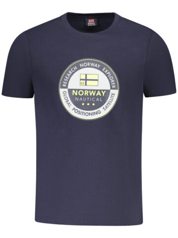 NORWAY 1963 PÁNSKÉ TRIČKO S KRÁTKÝM RUKÁVEM MODRÉ