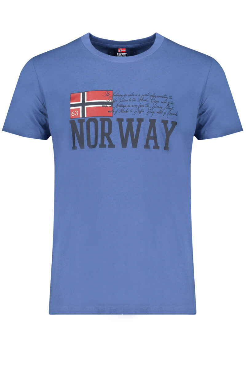 NORWAY 1963 PÁNSKÉ TRIČKO S KRÁTKÝM RUKÁVEM MODRÉ