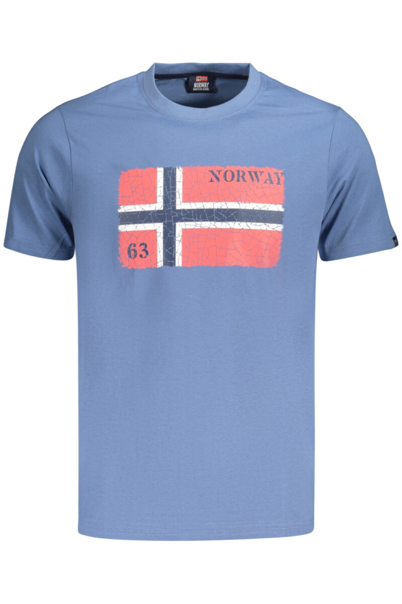 NORWAY 1963 PÁNSKÉ TRIČKO S KRÁTKÝM RUKÁVEM MODRÉ