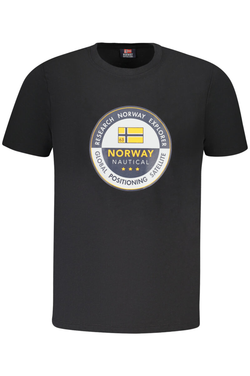 NORWAY 1963 PÁNSKÉ TRIČKO S KRÁTKÝM RUKÁVEM ČERNÉ