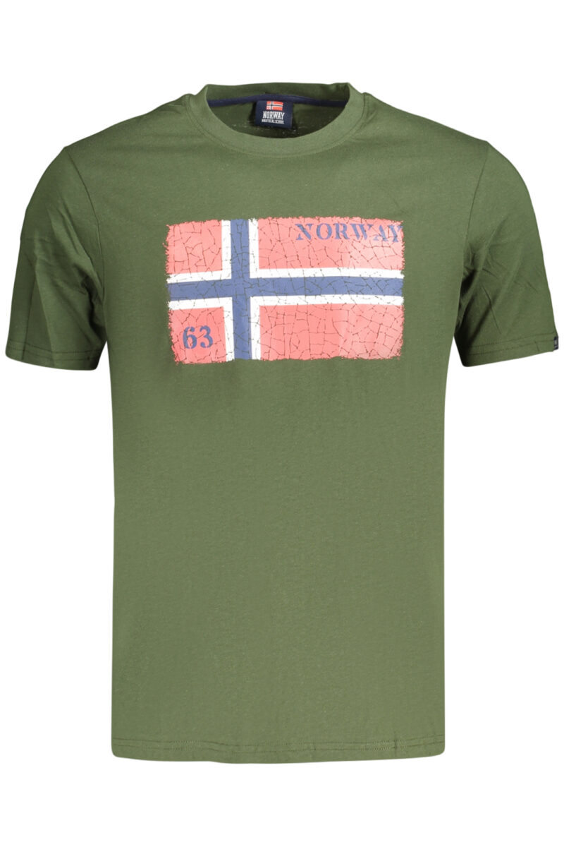 NORWAY 1963 PÁNSKÉ TRIČKO S KRÁTKÝM RUKÁVEM ZELENÉ
