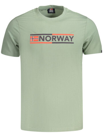 NORWAY 1963 PÁNSKÉ TRIČKO S KRÁTKÝM RUKÁVEM ZELENÉ