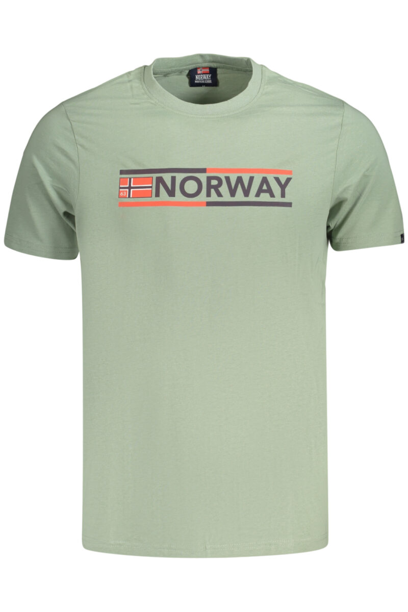 NORWAY 1963 PÁNSKÉ TRIČKO S KRÁTKÝM RUKÁVEM ZELENÉ