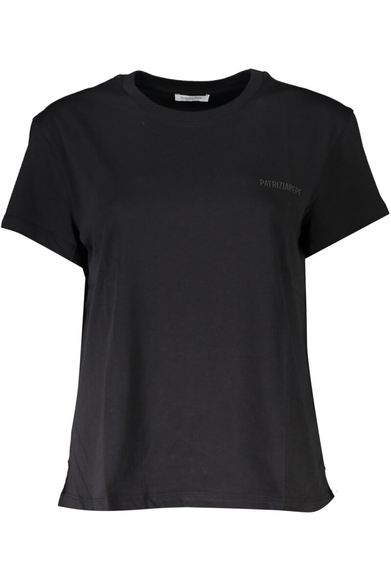 Patrizia Pepe Damen T-Shirt Kurzarm Schwarz